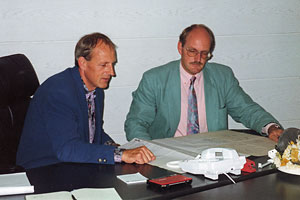 Gerard en Piet Admiraal, oprichters Dakdekkersbedrijf Admiraal