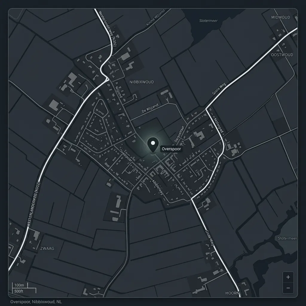 Kaart Overspoor 53 Nibbixwoud